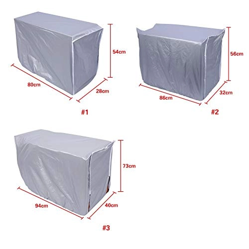 Air Conditioner Cover - Silver Polyester