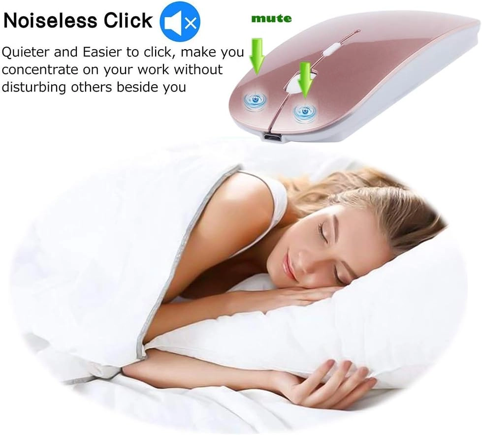 LED Rechargeable Mouse - Bluetooth