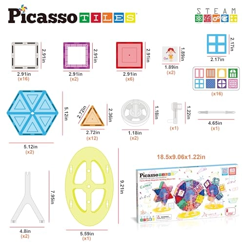 Ferris Wheel Playset - 63 pcs