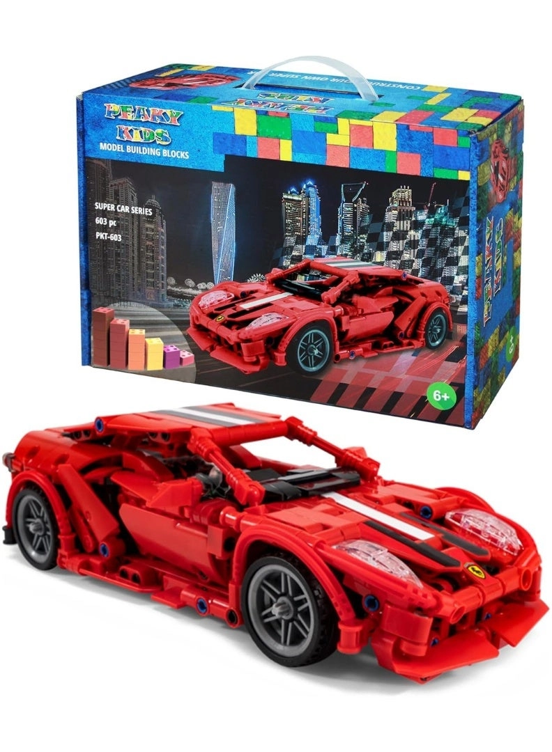 PEAKY KIDS Super Car Building Blocks Set - Cars