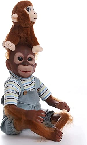 Reborn Monkey Doll - 22 Inches 55 cm Silicone Ages 3+