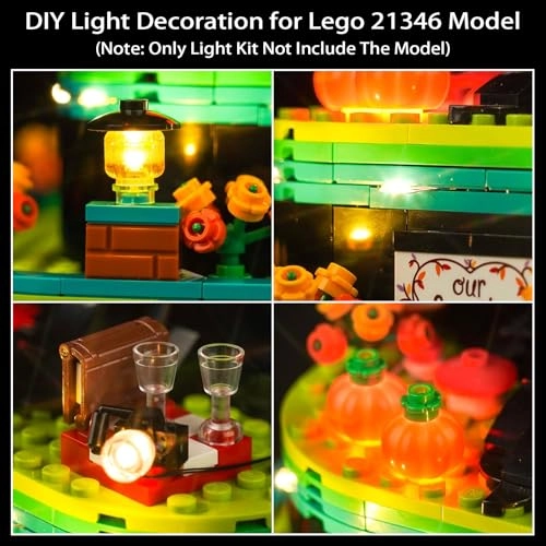 Lighting Kit 21346 - Plastic Family Tree for LEGO Family Tree 21346