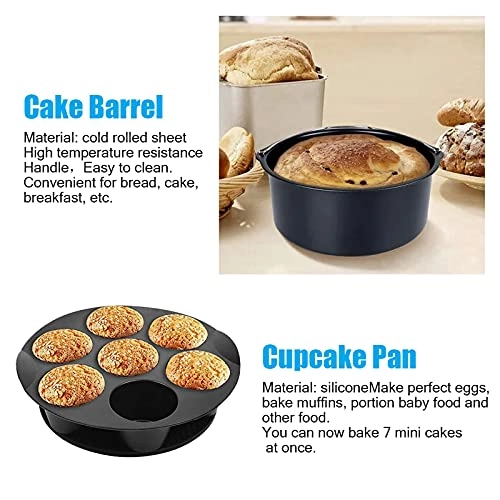 Air Fryer Kit - Metal+carbon steel+stainless steel 12pcs