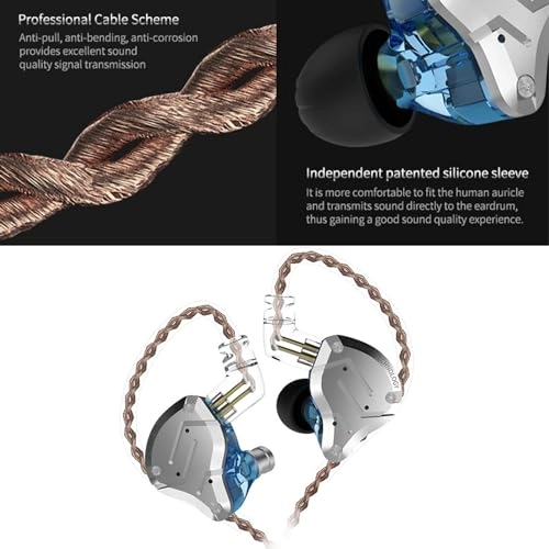 4BA+1DD Hybrid Headset Wired Earbud