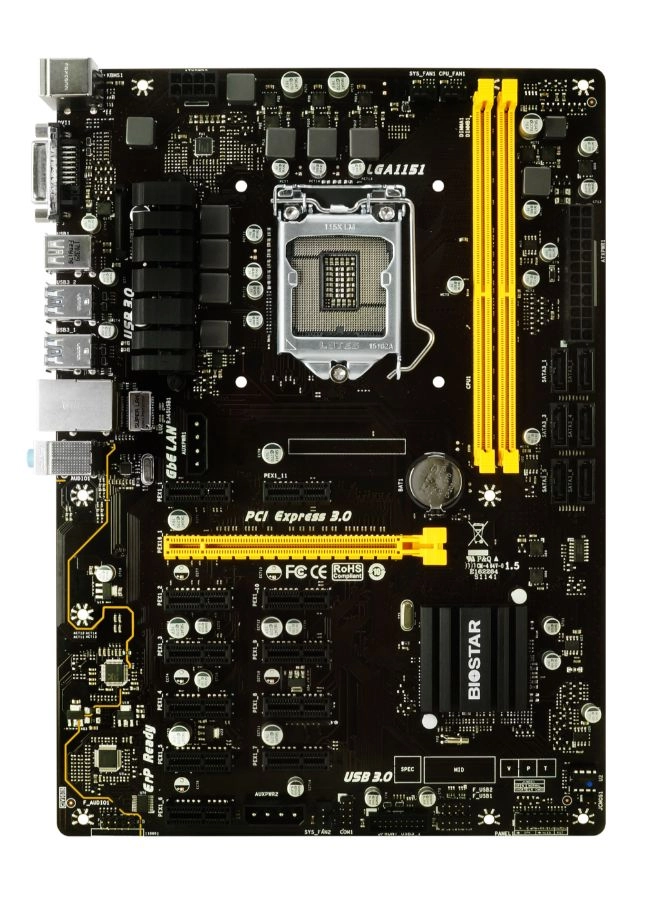 TB250-BTC PRO - USB 3.0 ATX Black/Yellow
