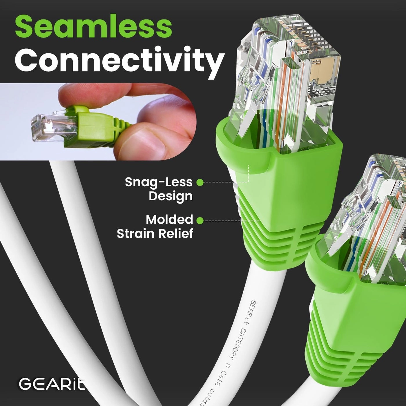 RJ45 Cat-6 Ethernet Patch Cable - 30.4 Meters