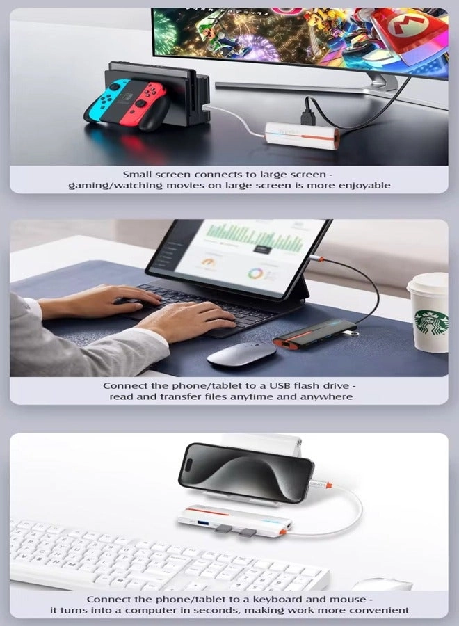 6 In 1 Usb C Dock Station
