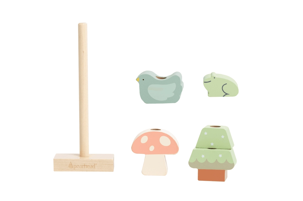 Woodland Wooden Stacking Toy - Suitable for 1 year & above 5 piece(s)