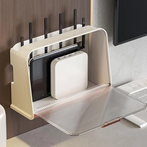 Wall-Mounted WiFi Router Storage Box - 1 piece(s)