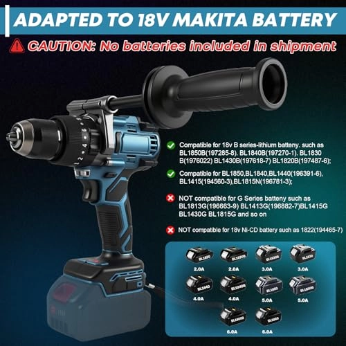 Cordless Hammer Drill - 140 Nm Brushless Motor 13 mm