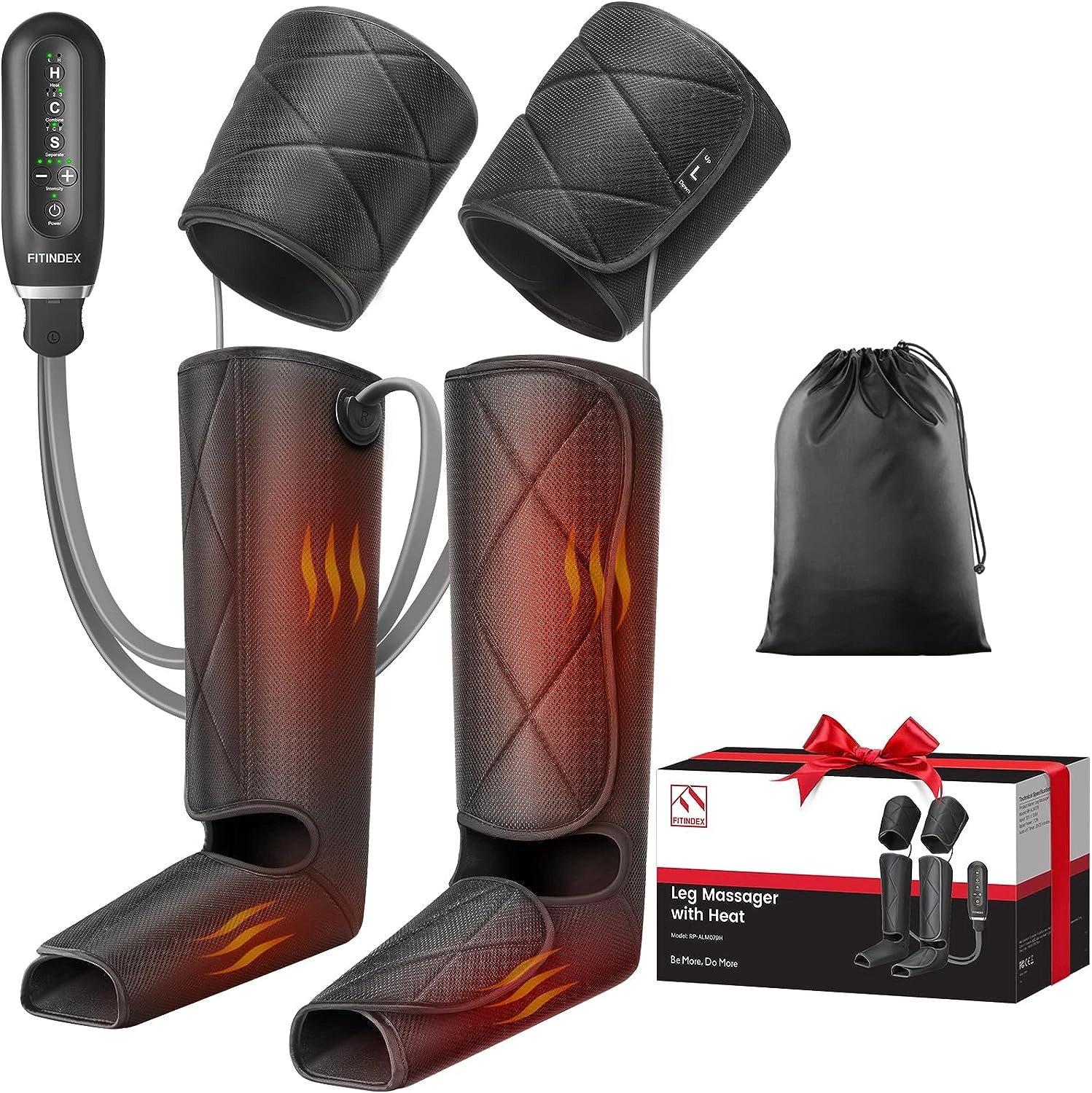 Fitindex Thermal Cycle Leg Massager - Air Compression 2 Heat Options