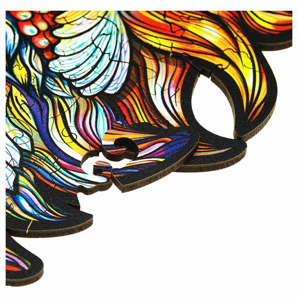 Fiery Fox Wooden Puzzle (4107390-FIERY_FOX_S) - 107 pcs