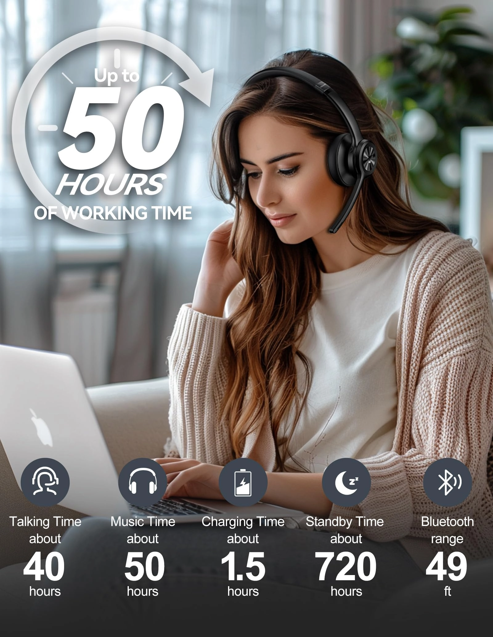 TK-HS012 Wireless Headset