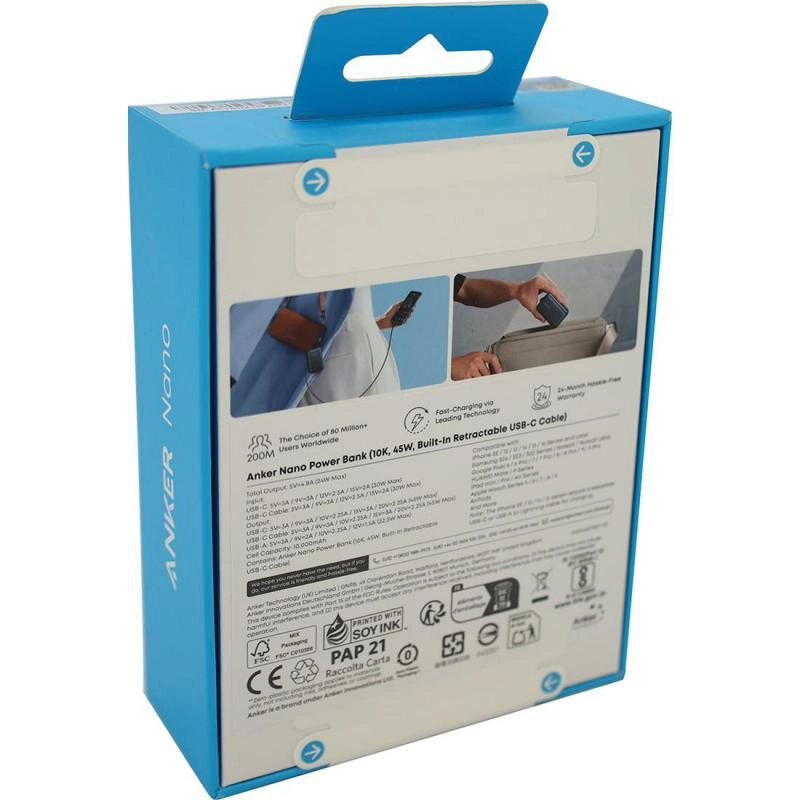 A1638 - 10,000mAh 45W Fast charging