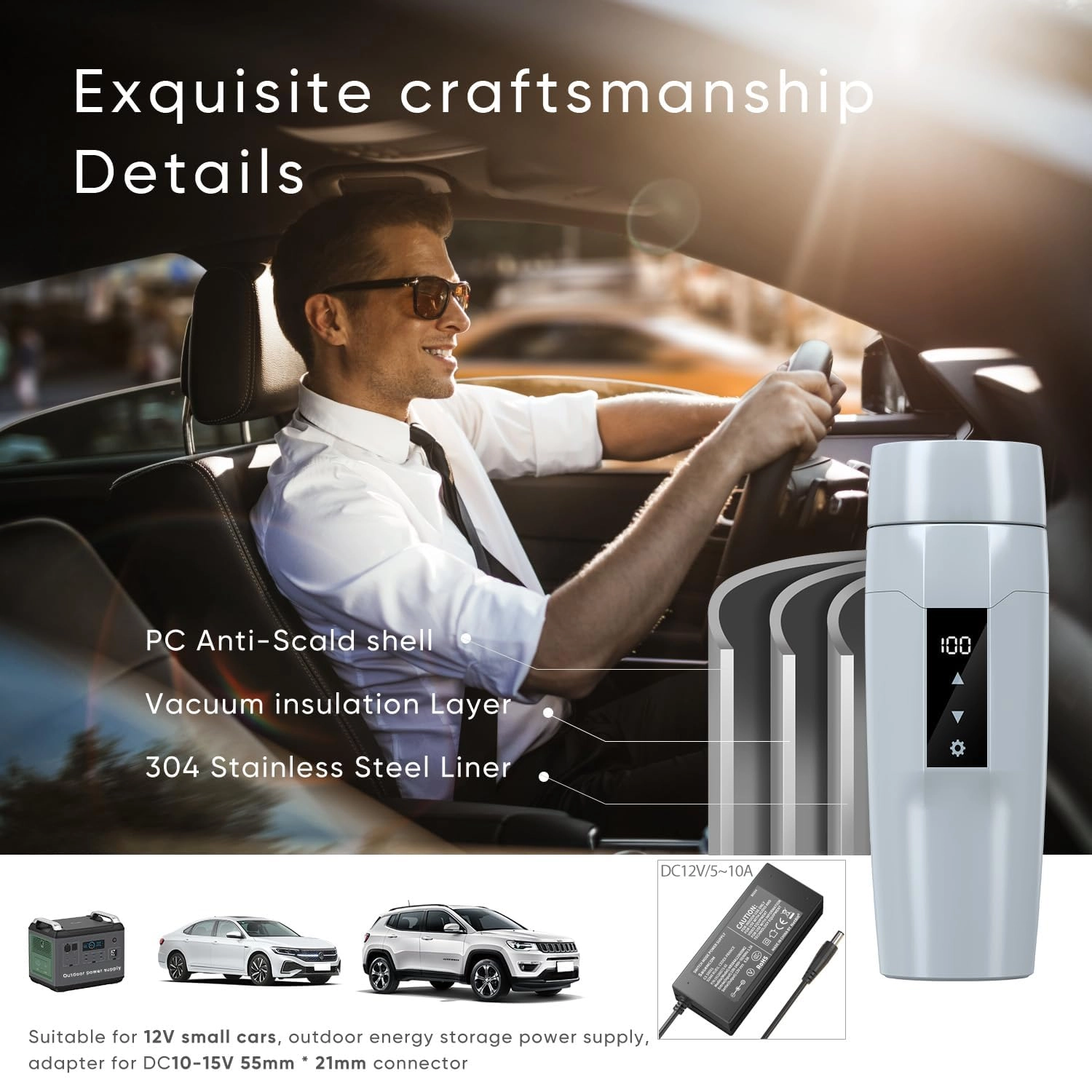 Car Electric Kettle C2301