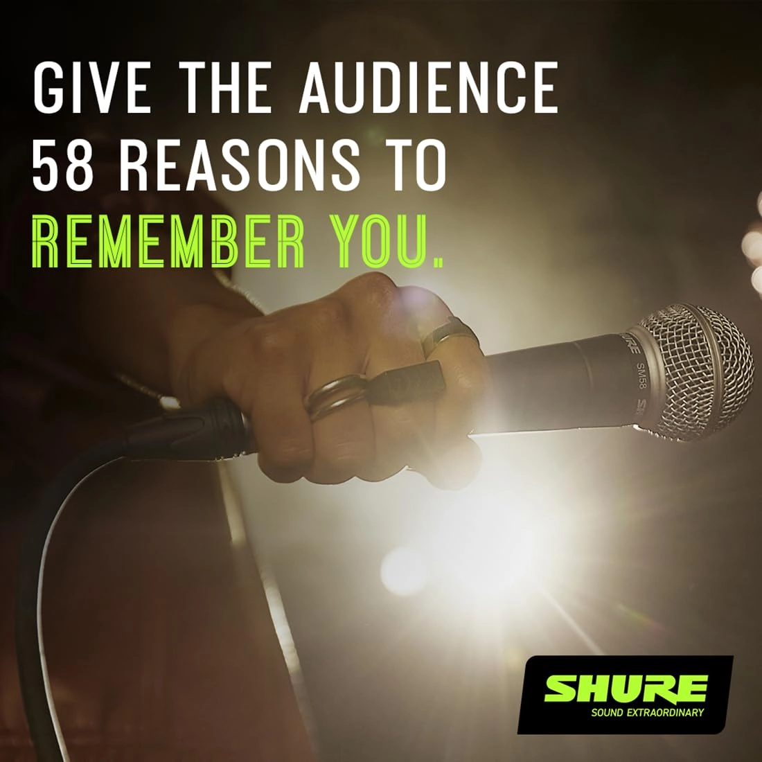 SM58-LCE XLR Microphone