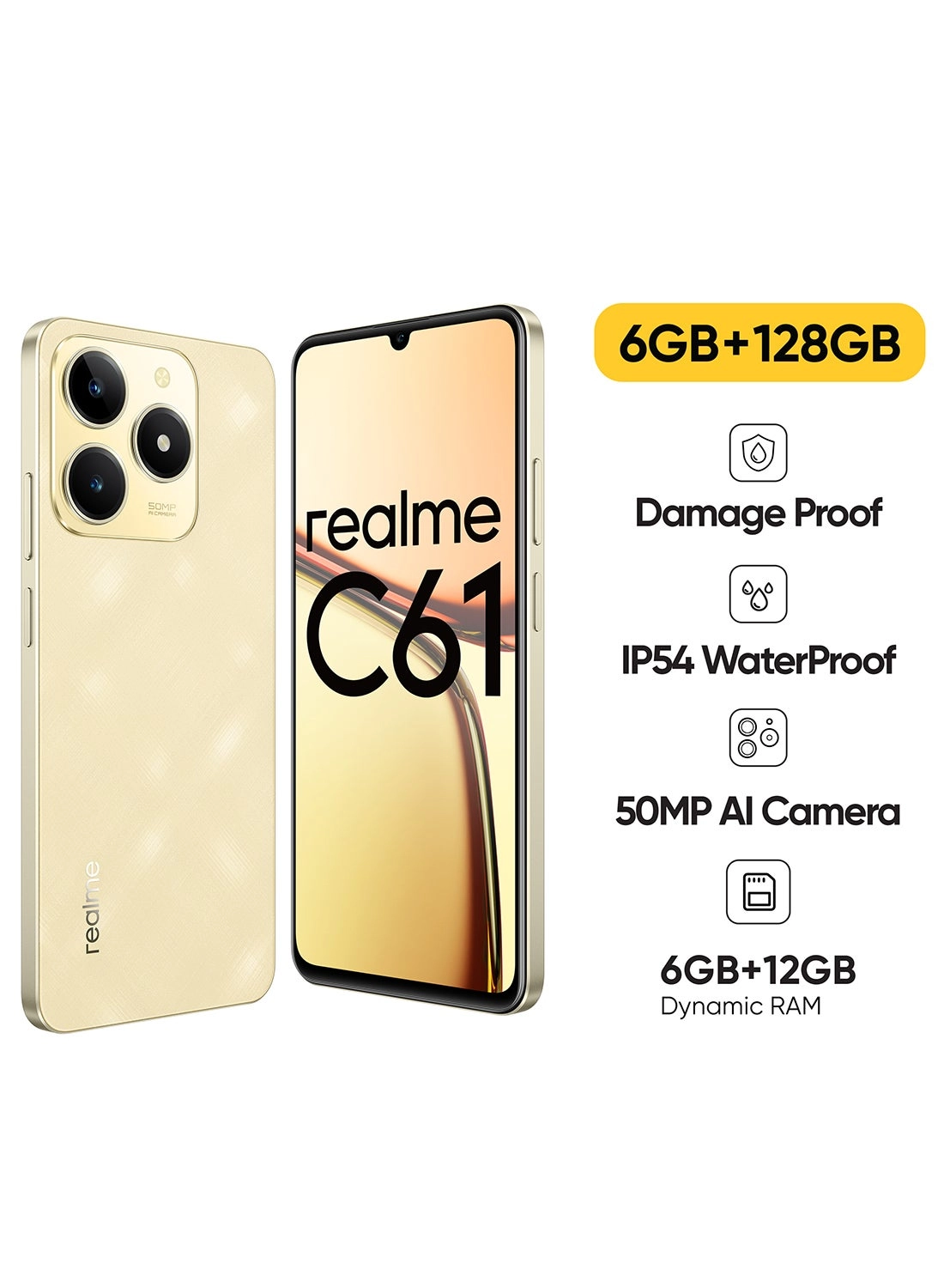 realme C61 - 6GB 128GB