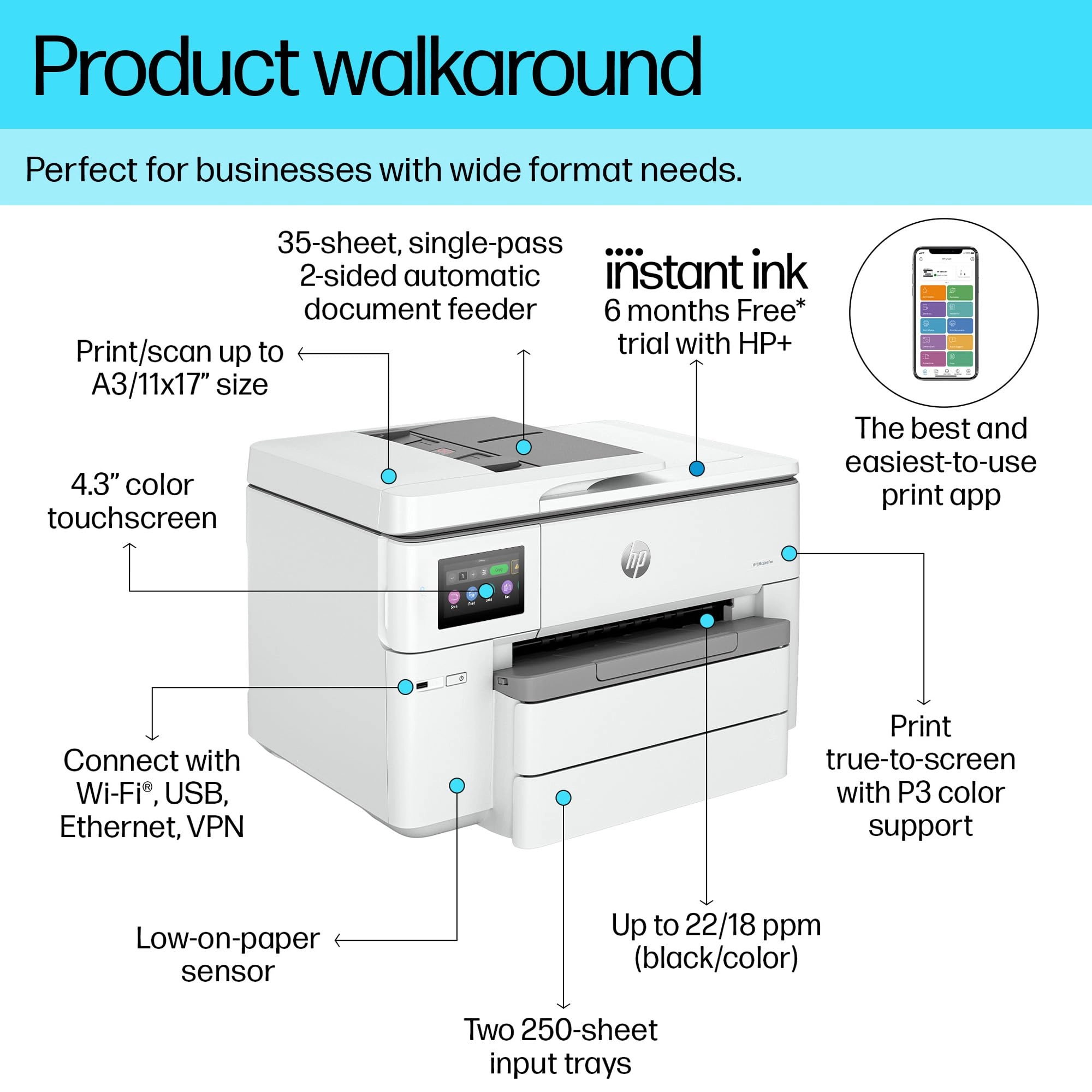 OfficeJet Pro 9730 - Thermal Inkjet Printing