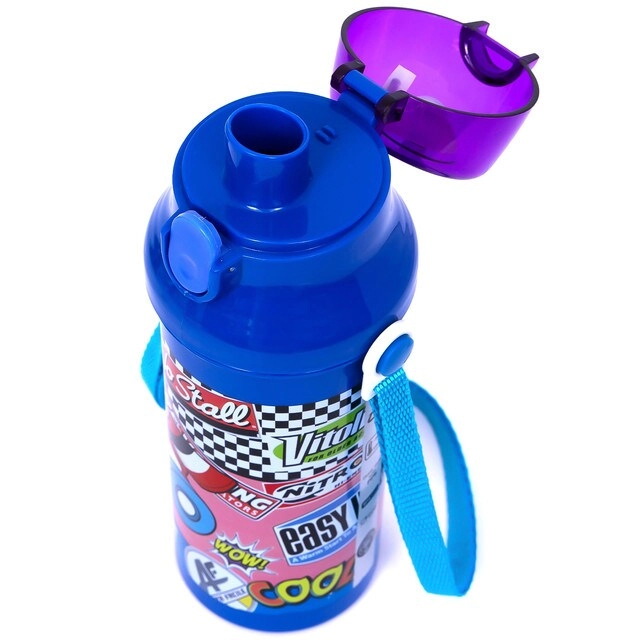 Water Bottle - One touch button Lid 600 ml