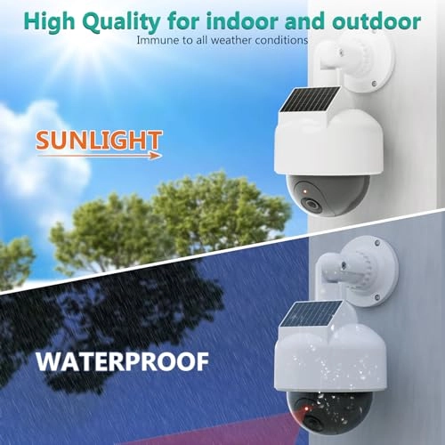Solar Fake Security Camera - Indoor/Outdoor