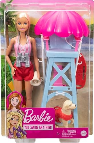 Barbie Careers Lifeguard Doll - Plastic Blonde Hair