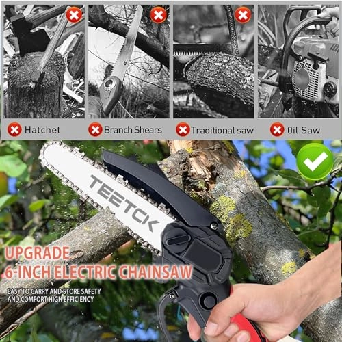 Mini Chainsaw - 6-Inch 18V Cordless