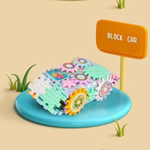 DIY Mechanical Gear Toy - Electric 34.5cmx6cmx22.5cm