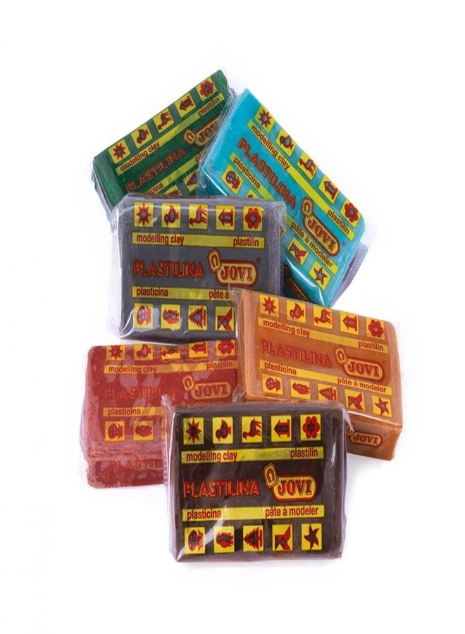 Plastilina Modelling Clay - 50g 6pcs.