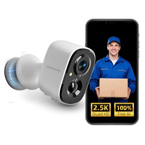 CINMOORE Wireless Home Security Camera 2.5K