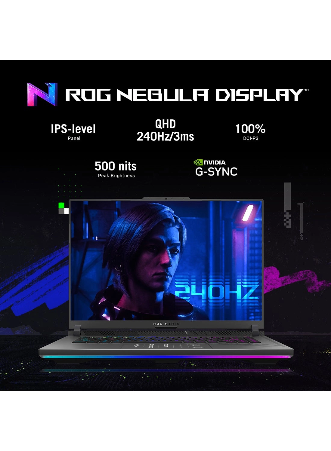 Rog Strix G16 G614Ju - 16'' Core i7-13650HX 16GB DDR5 1000GB SSD