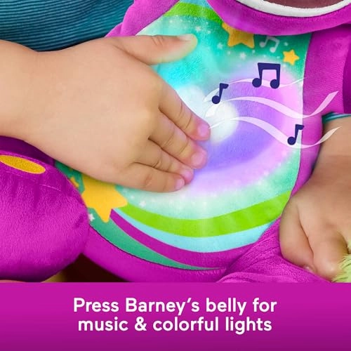 Barney World - Heart Glow Barney - 29 cm