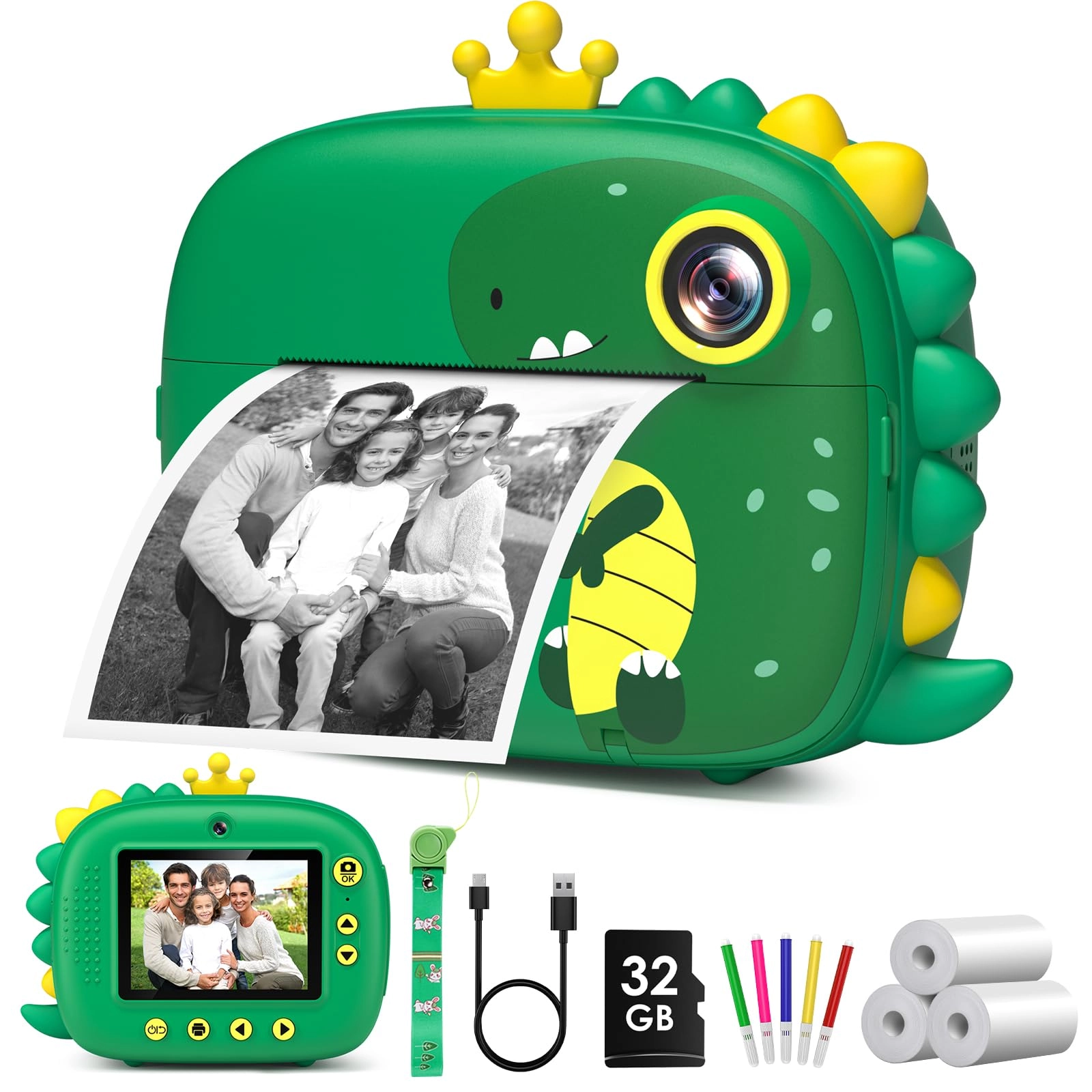 X6 - 1080P 2.4 Inch Instant Print