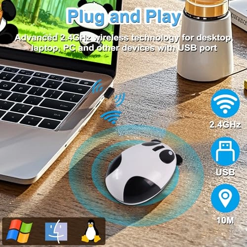CHUYI Panda Mouse - Wireless Rechargeable Silent