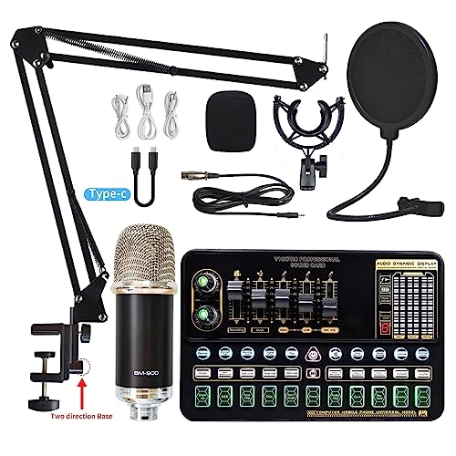 WXH1000 + BM900 + V8XPRO Wireless+USB Microphone Kit