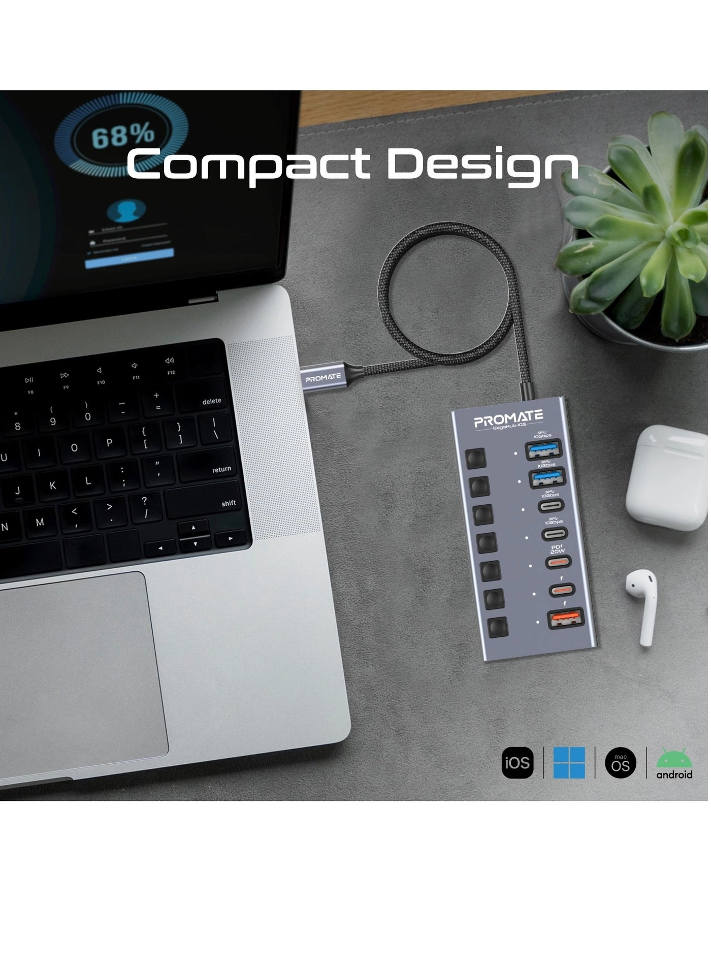 GegaHub-10G - USB Type C