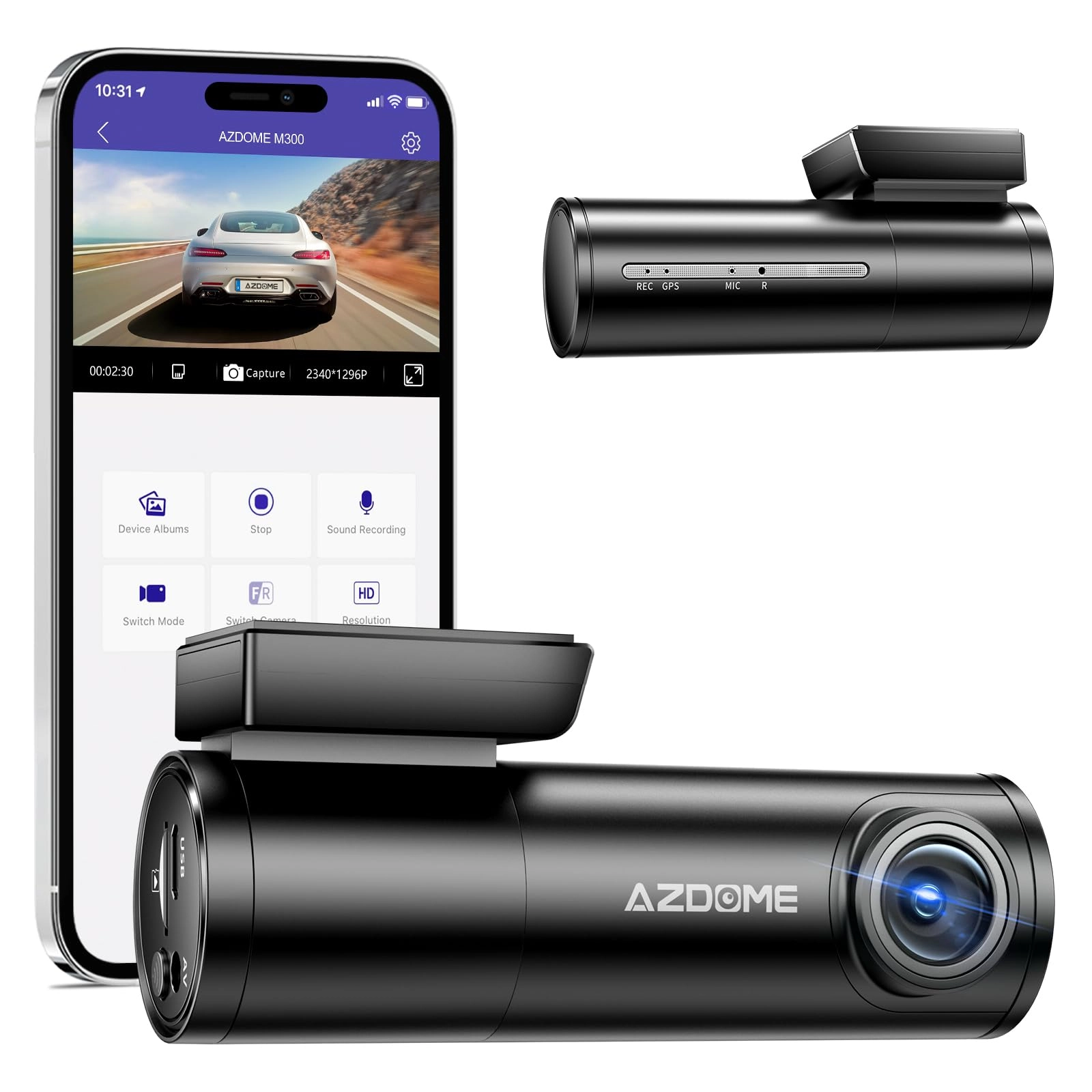 AZDOME-US M300 - 1296p