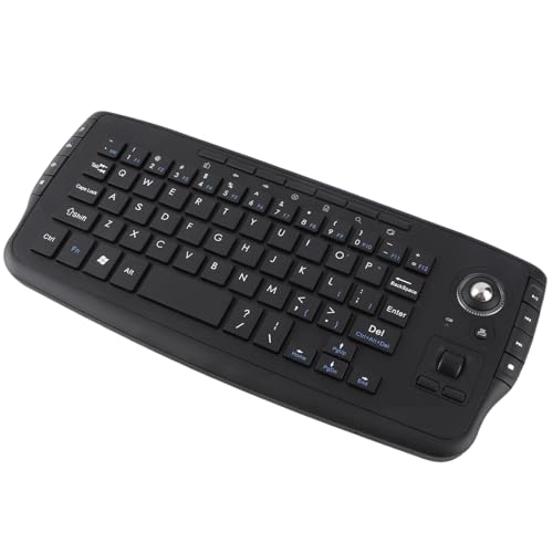 Wireless Keyboard with Trackball Mouse - Wired