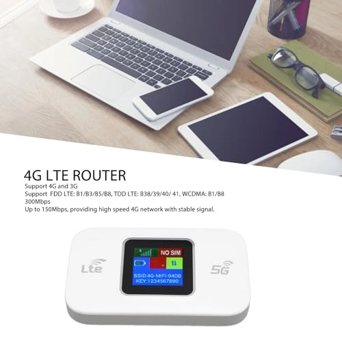 4G Mobile WiFi Router - 300Mbps 802.11 B G N