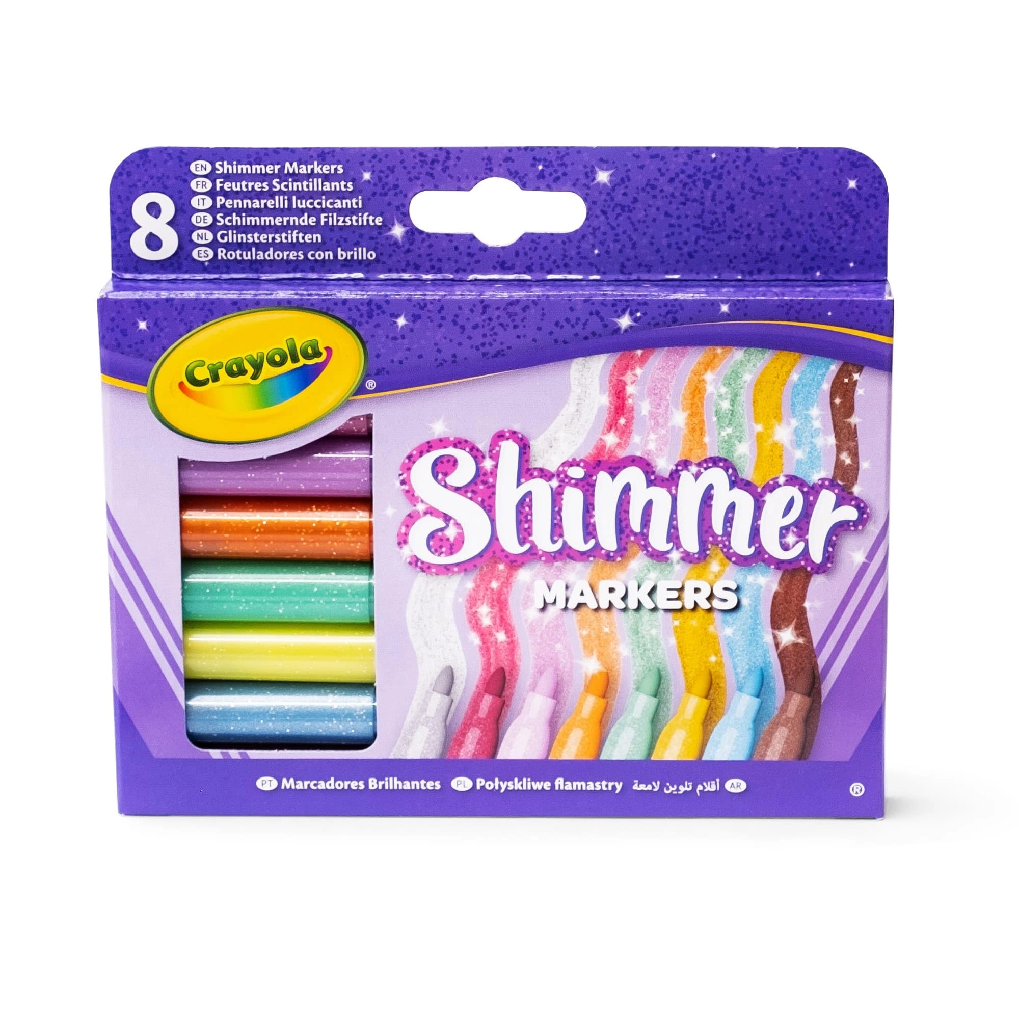 Shimmer Markers - Multicolour Chisel