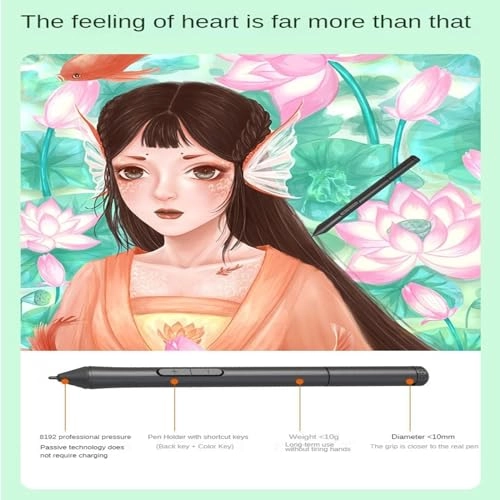 Electronic hand-drawing tablet - 8192