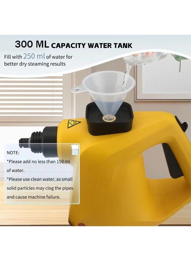 Handheld Pressurized Steam Cleaner - 900-1050W 220°F-230°F