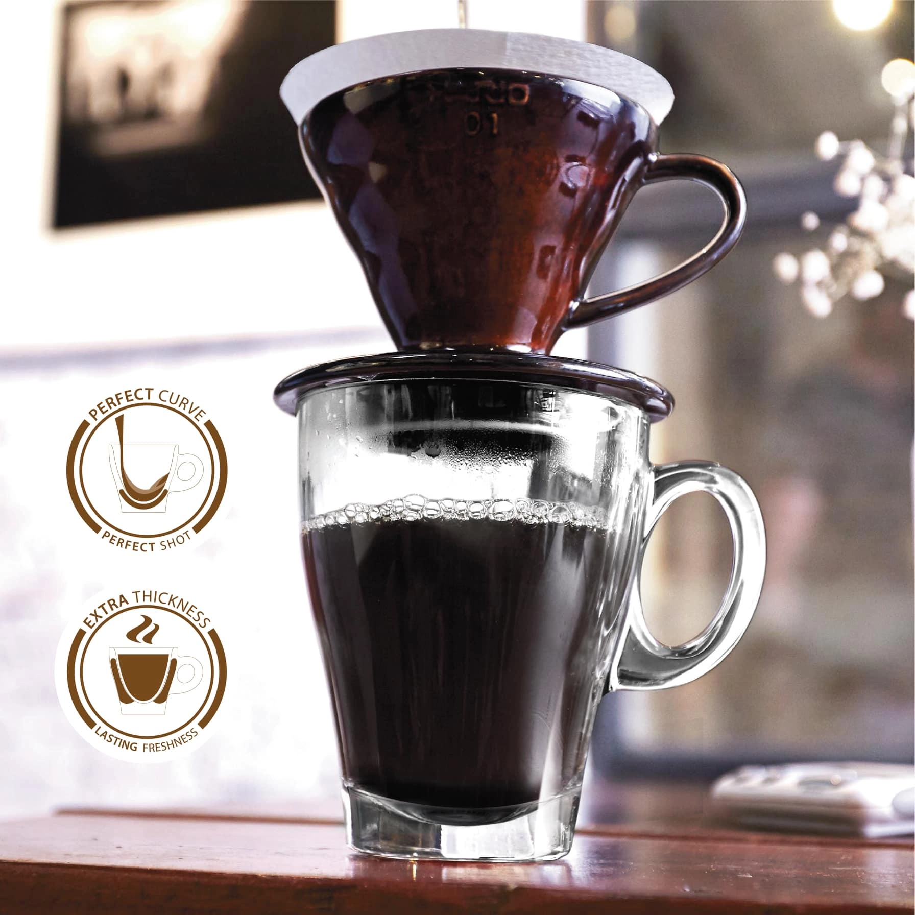 Caffe Americano Mug - 3 pcs - 355 ml