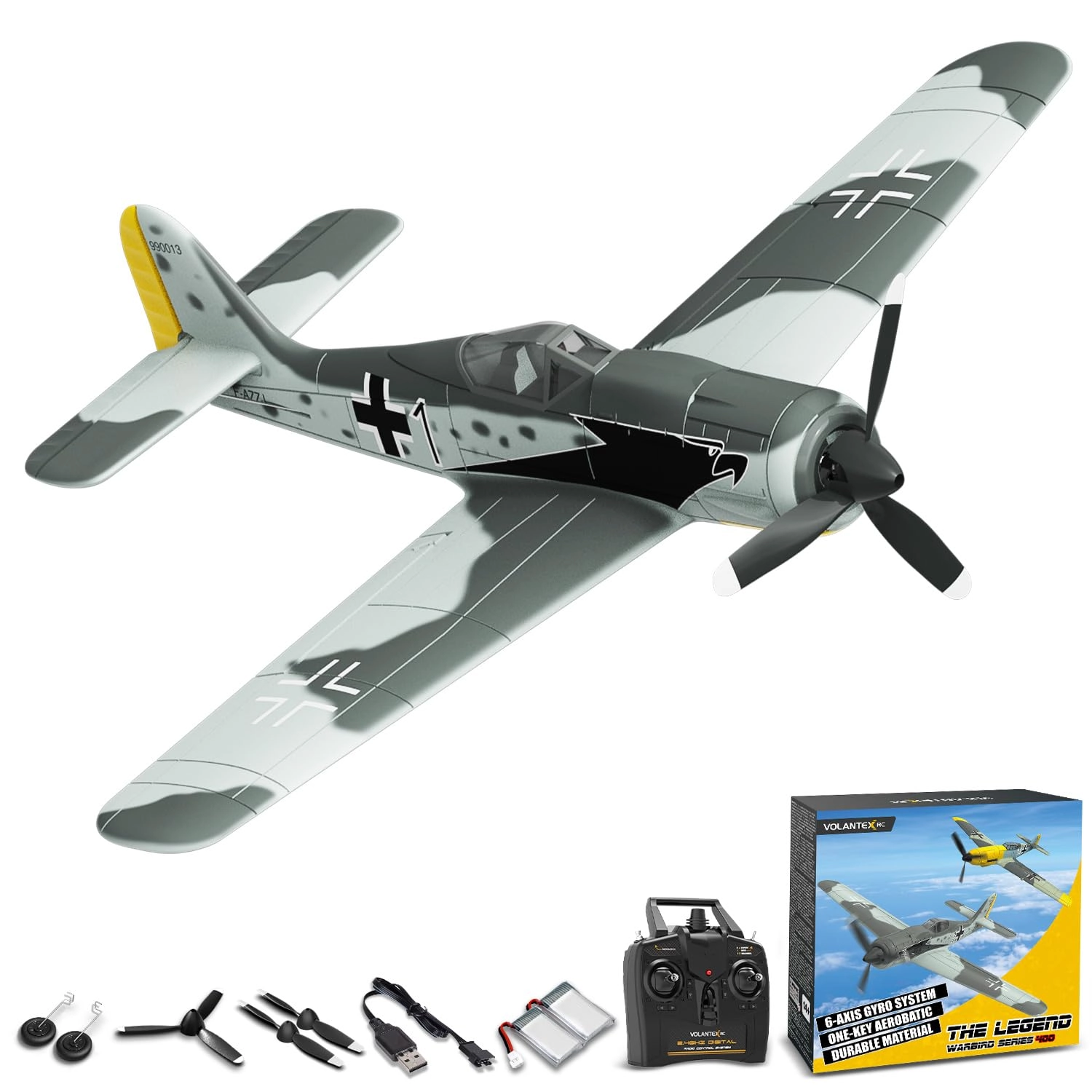 volantexrc FW190 Fighter - 4CH RTF Aileron