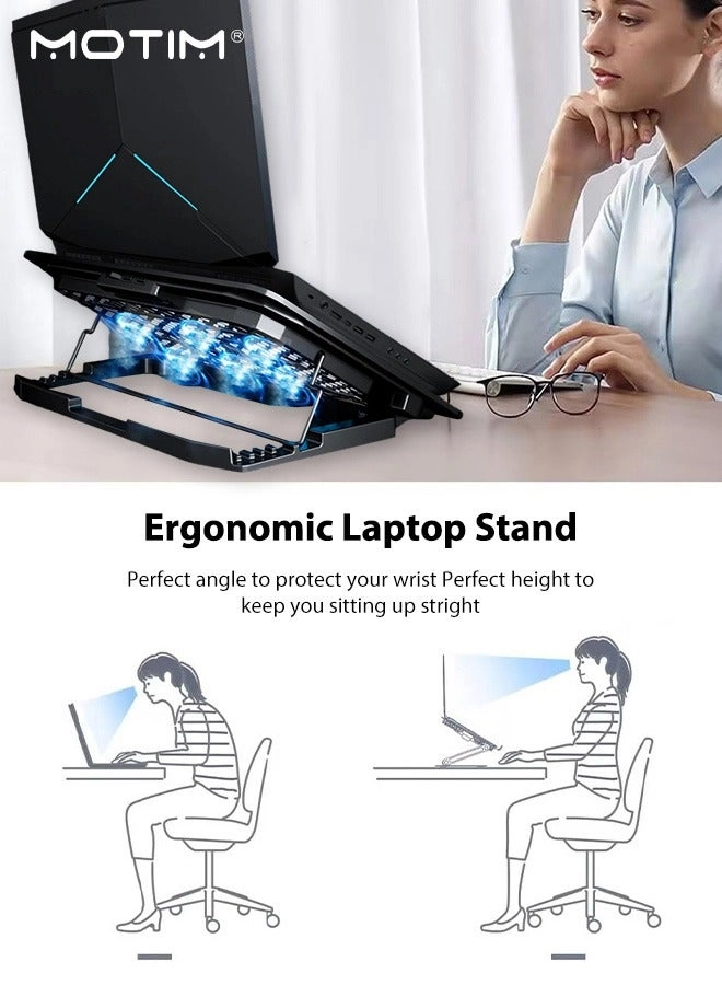 Laptop Cooling Pad - 6 Fans 12-17 Inch