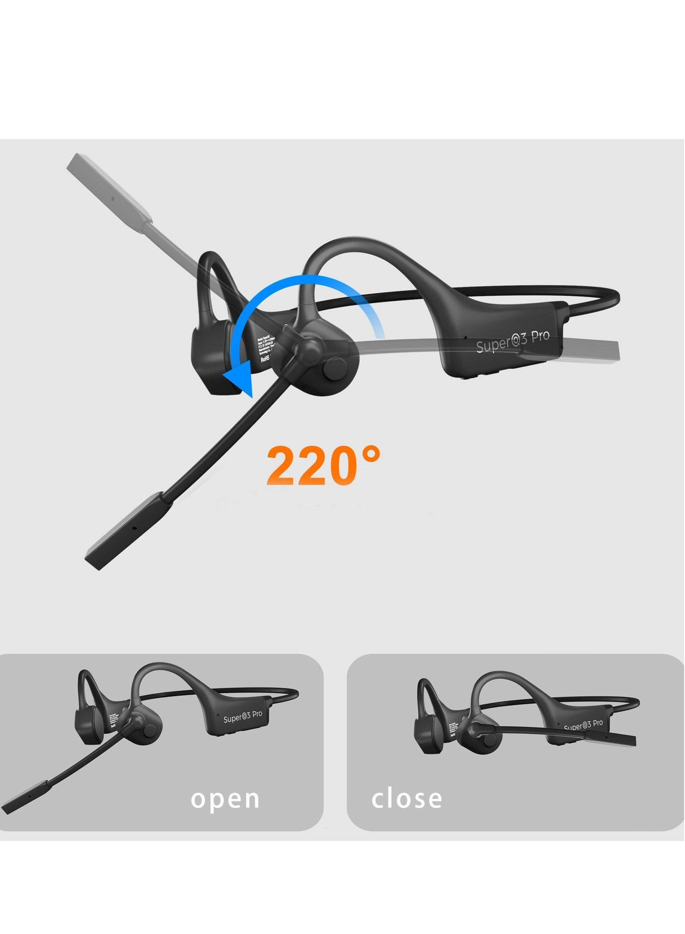 Bone Conduction Headphones Wireless Headphone