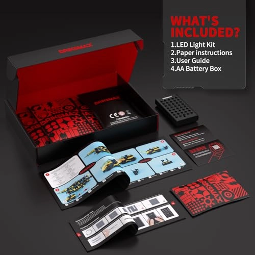 Light Kit for Lego Blacktron Renegade - 2.0 LED Lighting Compatible with Lego Icons 10355