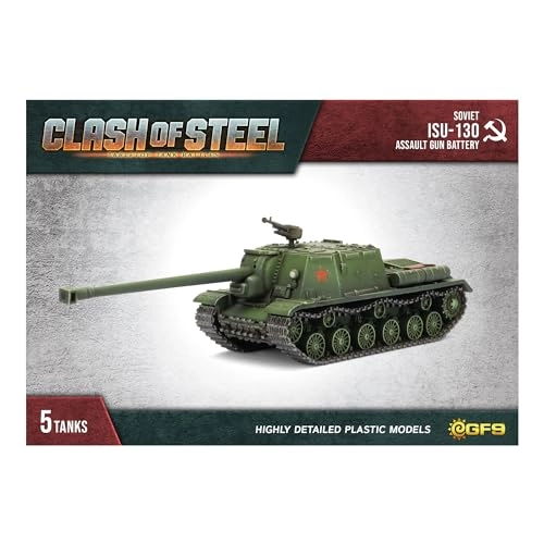 Clash of Steel: Tabletop Tank Battles - Soviet ISU-130 Assault Gun Battery