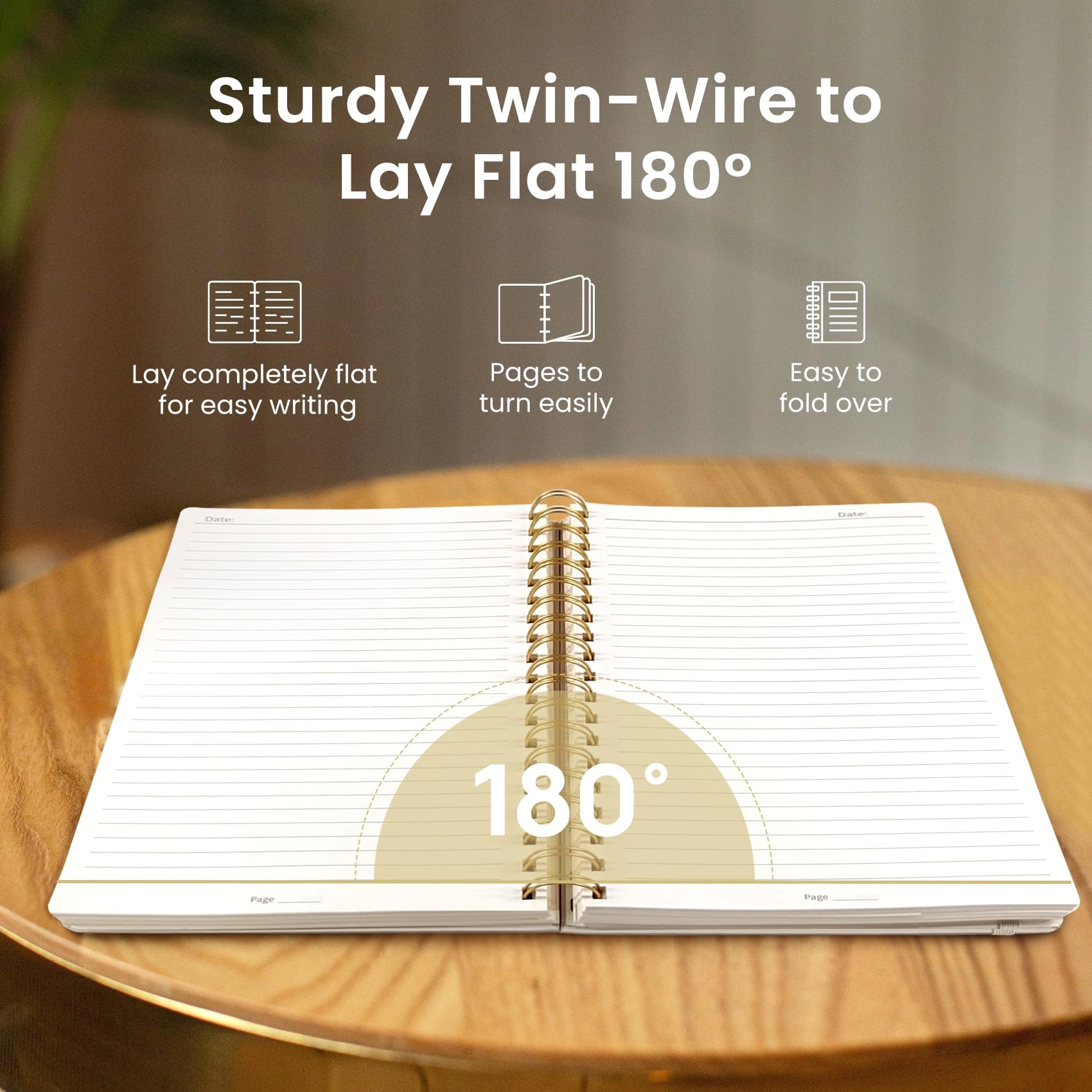 Spiral Notebook B5 Spiral - Lined 300 Pages