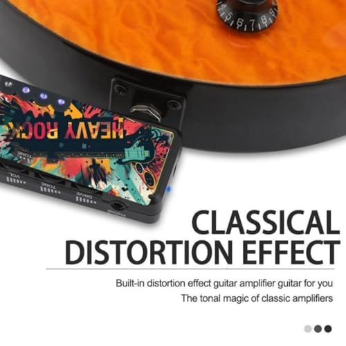 Guitar Headphone Amplifier - USB rechargeable 3.5mm input