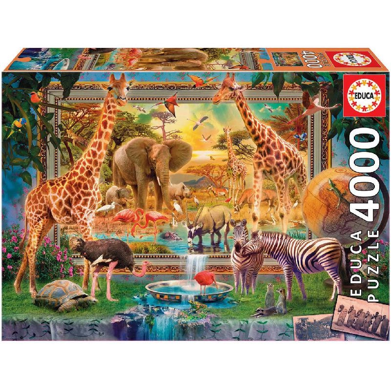 Educa Savana Coming to Life Puzzle (4000) - 4000 pcs
